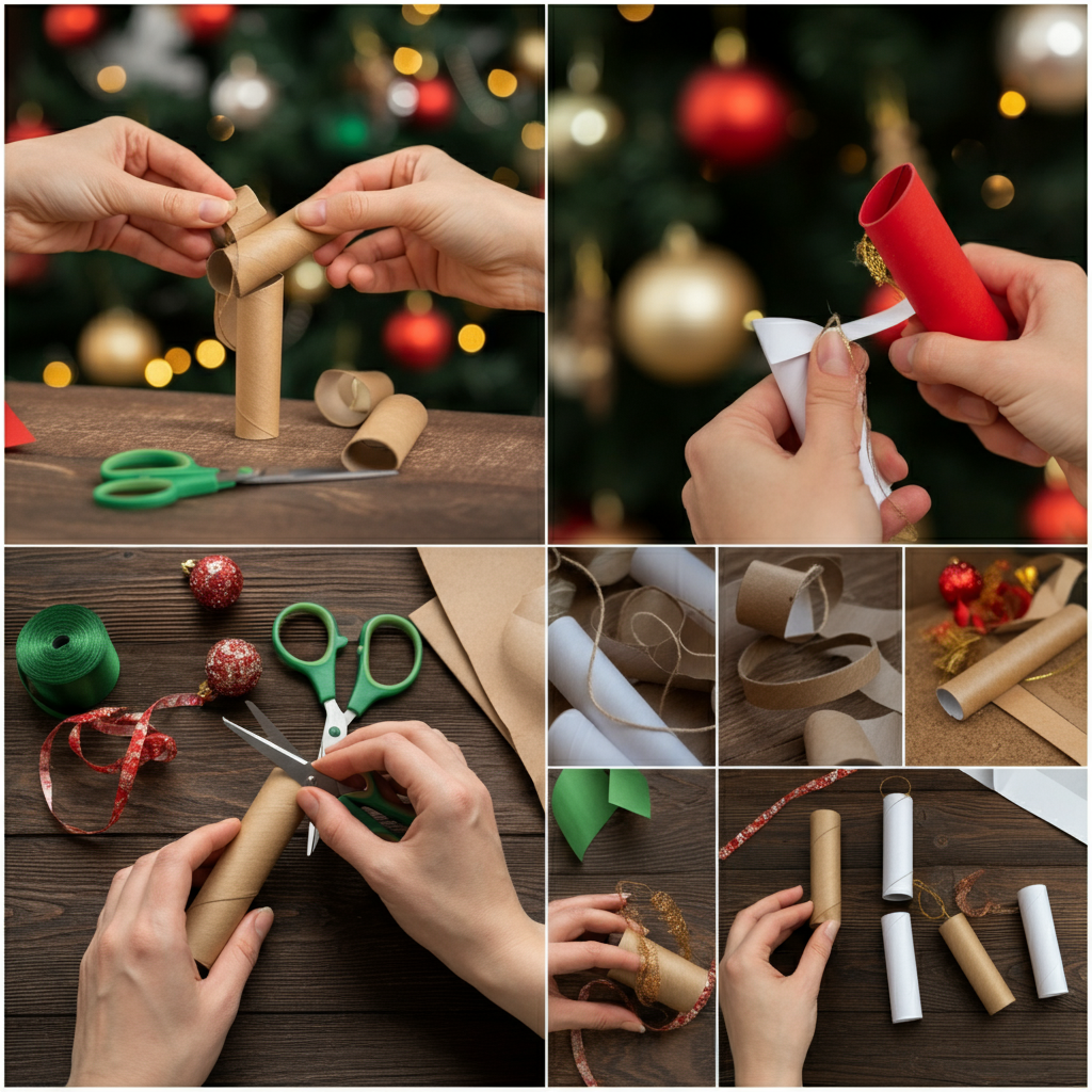 How to Make Paper Roll Ornaments