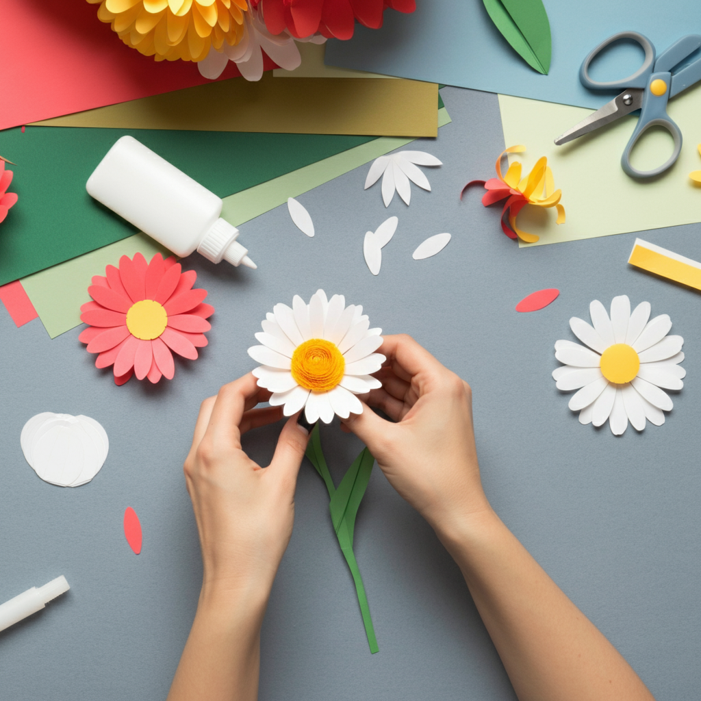 How to Make a Paper Daisy